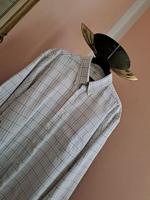 Camicia uomo quadri cotone