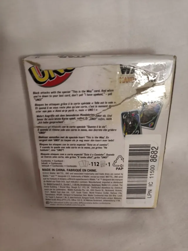 UNO Star Wars The Mandalorian