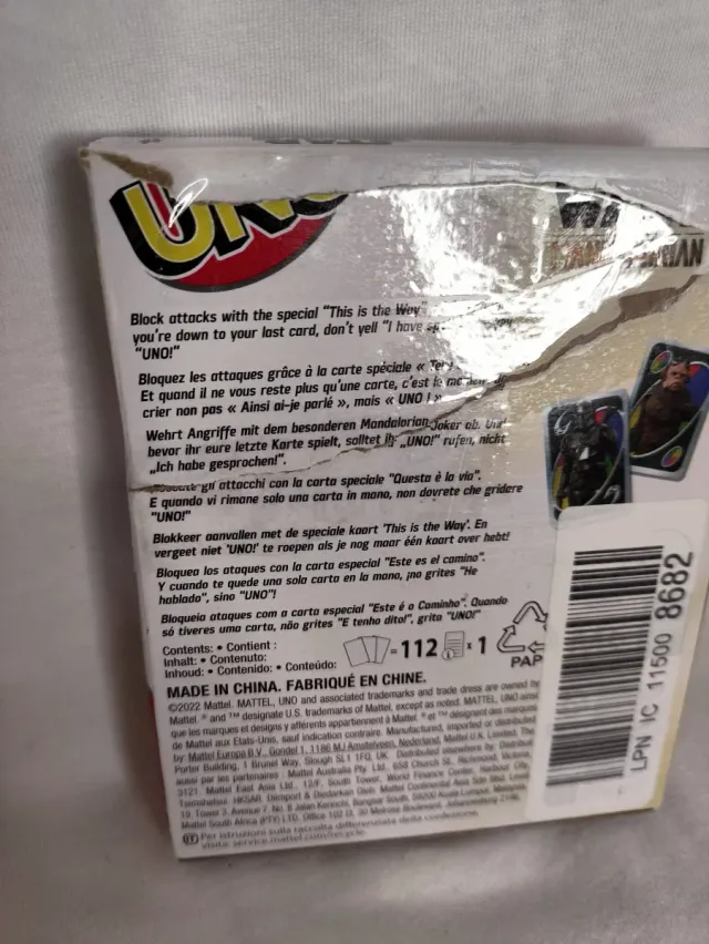 UNO Star Wars The Mandalorian