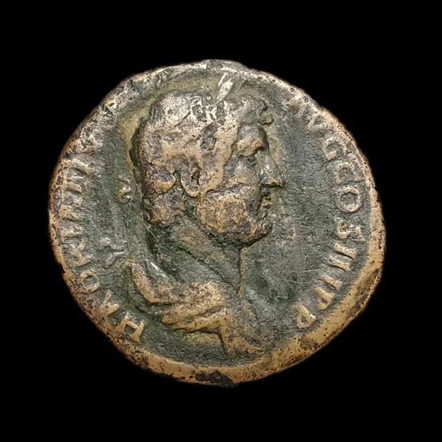 Sestercio Adriano Hispania