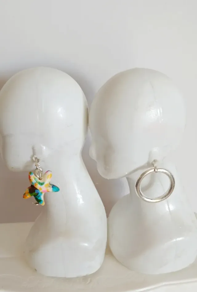 Lote 8 pares pendientes varios