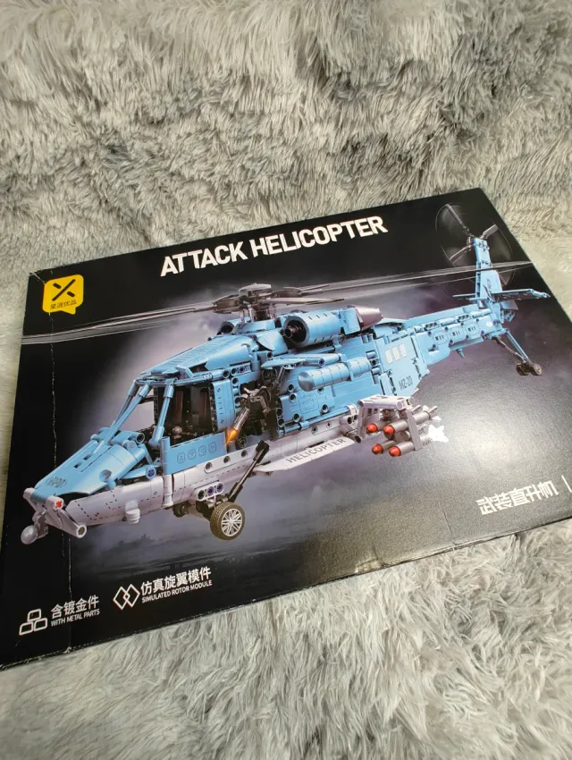 Helicóptero de Ataque grande Bloques Construcción