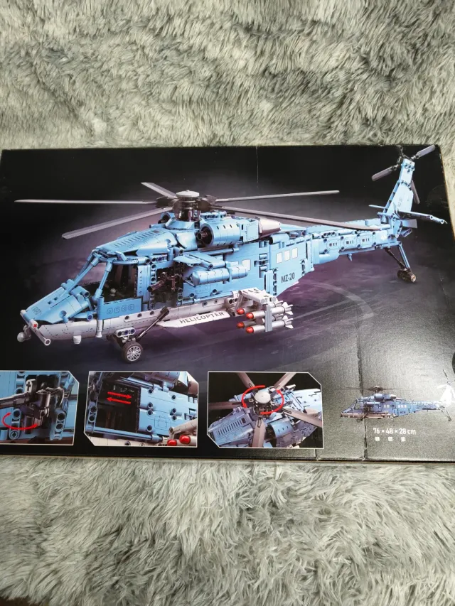 Helicóptero de Ataque grande Bloques Construcción