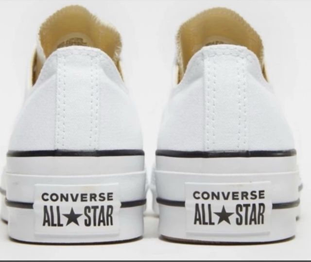 Converse Chuck Taylor Lift Canvas Low Blancas