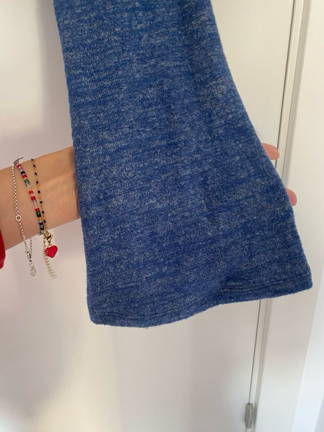 Top Crop Hombros Descubiertos Manga Campana