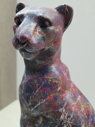 Statuetta Pantera Pop Art