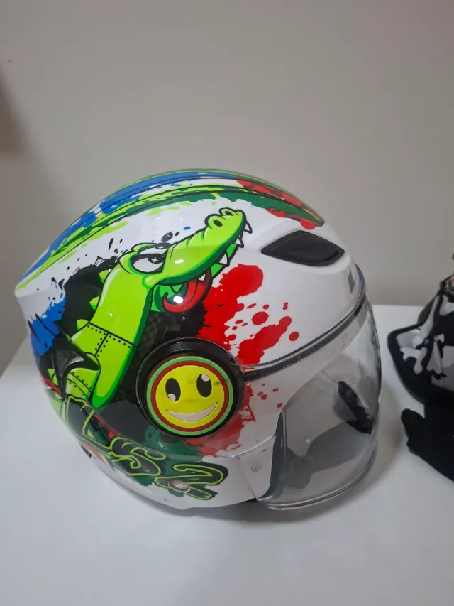Casco Moto LS2  adulto y niño, juntos o separados.