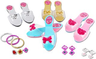 ✨ - deAO Juego de Zapatos y Accesorios de Princesa