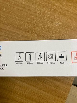 Trípode PEMOtech + Micrófono + Luz LED soporte