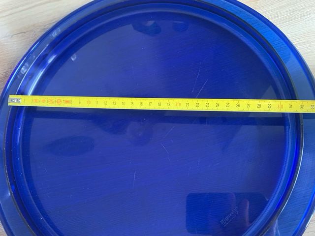 Vassoio Aperitivo Blu Trasparente