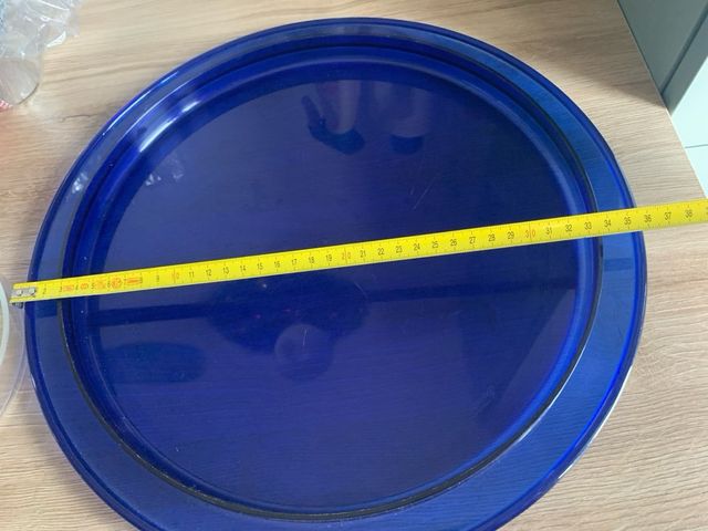 Vassoio Aperitivo Blu Trasparente