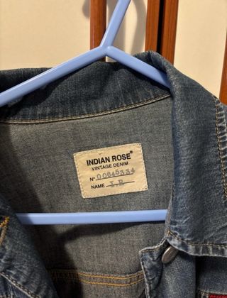 Giacca in jeans INDIAN ROSE blu