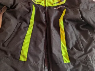 Chaqueta Moto Invictus Atlas Negra Flúor M-L