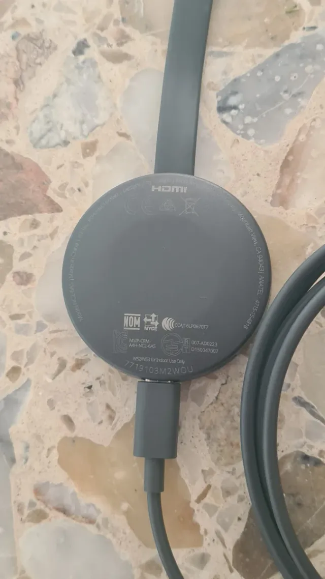 Google Chromecast NC2-6A5 HDMI 4K