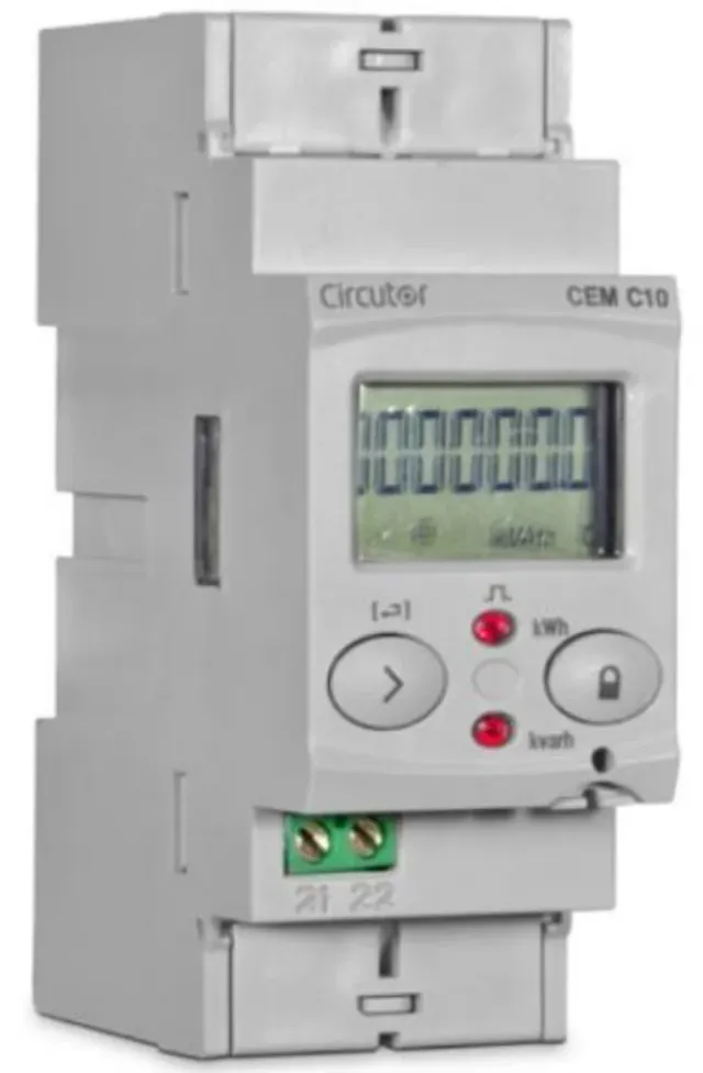 3 unidades de Contadores Energía Circutor CEM C10