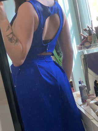 Vestido azul corto