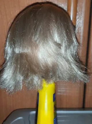 Cabeza de muñeca Nancy rubia