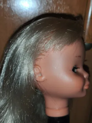 Cabeza de muñeca Nancy rubia
