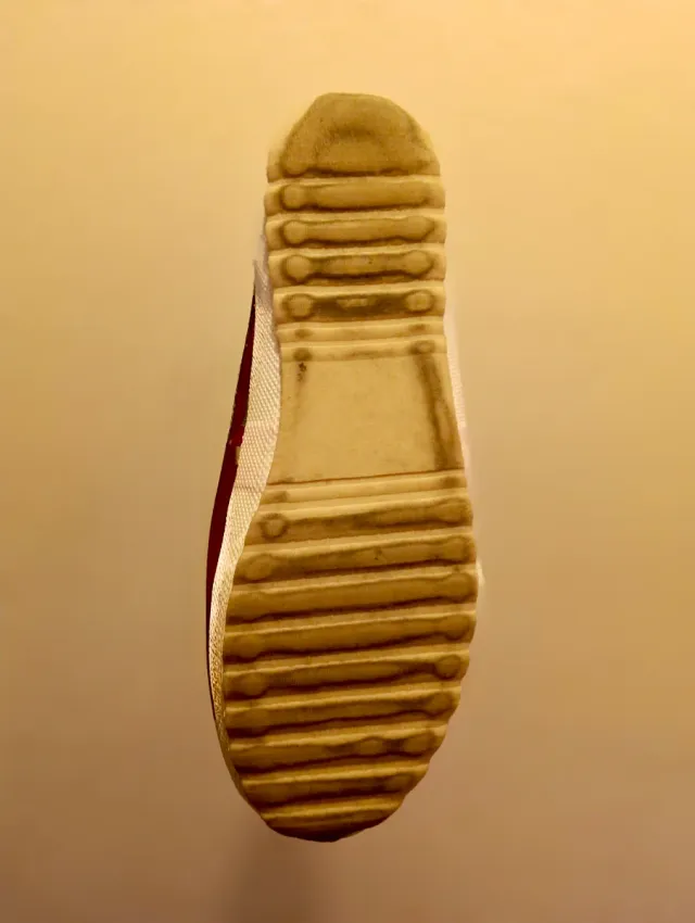 Zapatillas El Ganso Verde y Rojo