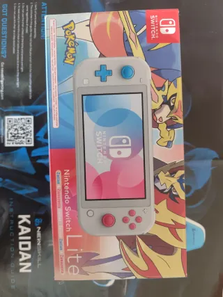 Nintendo Switch Lite Edición Pokémon Zacian-Zama