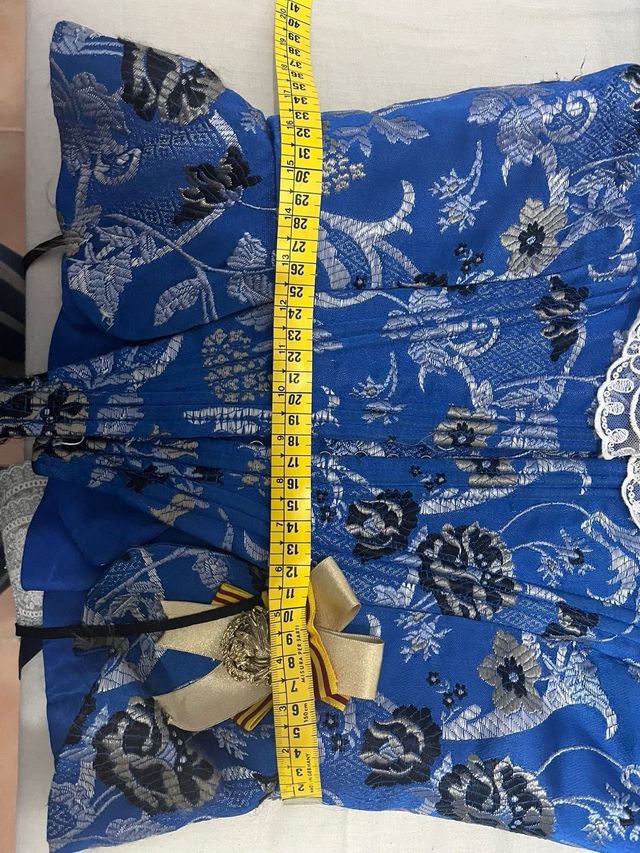 Traje de Fallera Azul