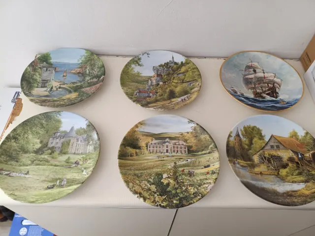 Colección Limoge de 36 porcelana Certificado.