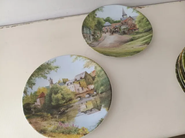 Colección Limoge de 36 porcelana Certificado.