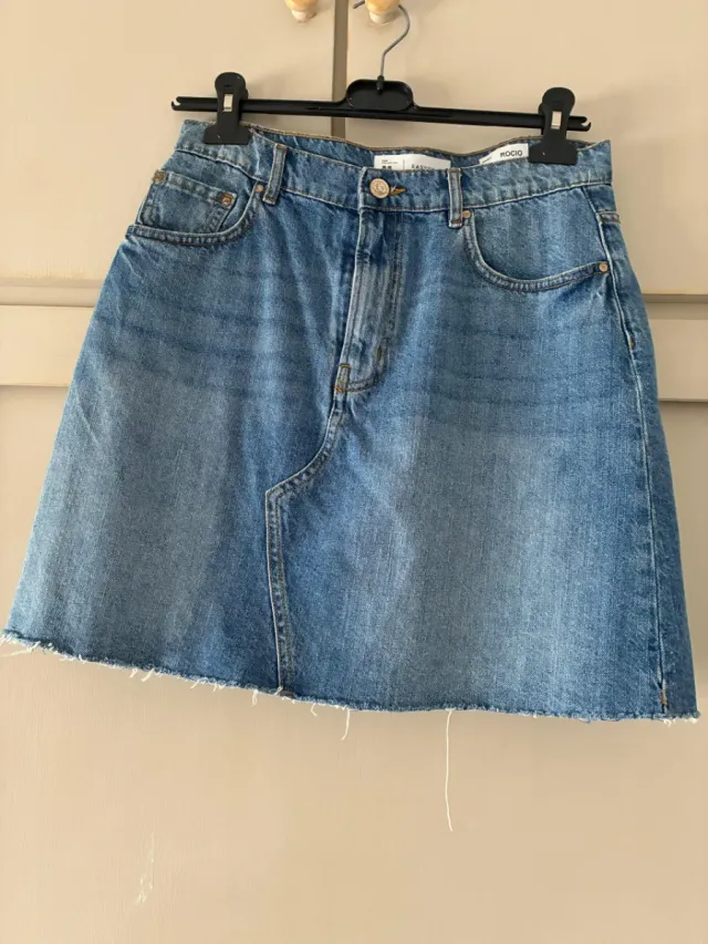 Falda vaquera azul Talla 38