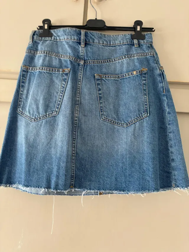 Falda vaquera azul Talla 38