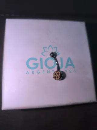 Piercing ombelico Gioia leopardato
