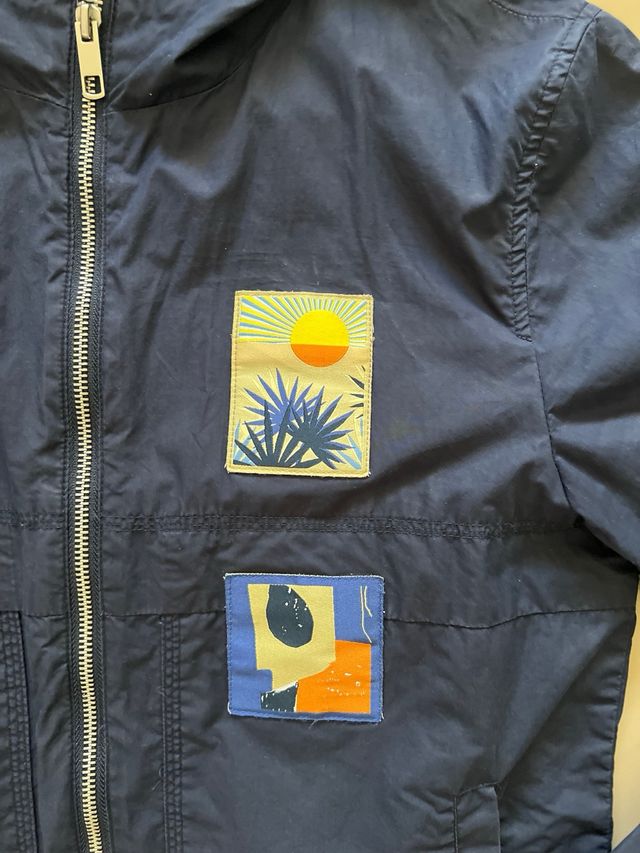 Chubasquero Antony Morato Azul Diseño Moderno