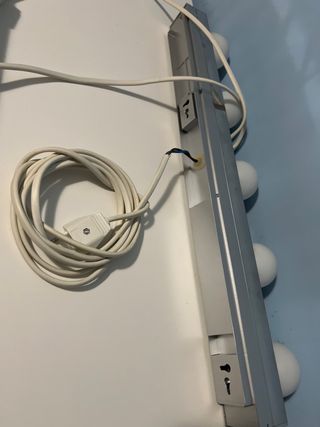 Lámparas de tocador plateadas (2 unidades)