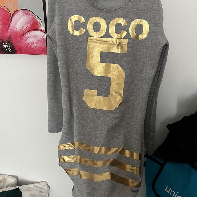 Vestido Túnica Coco 5 Gris Talla S