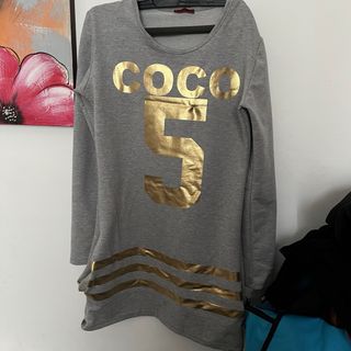 Vestido Túnica Coco 5 Gris Talla S