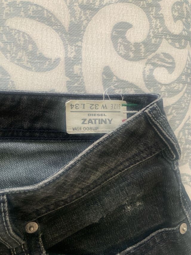 Pantalón Vaquero DIESEL Zatiny Negro Talla 32x32