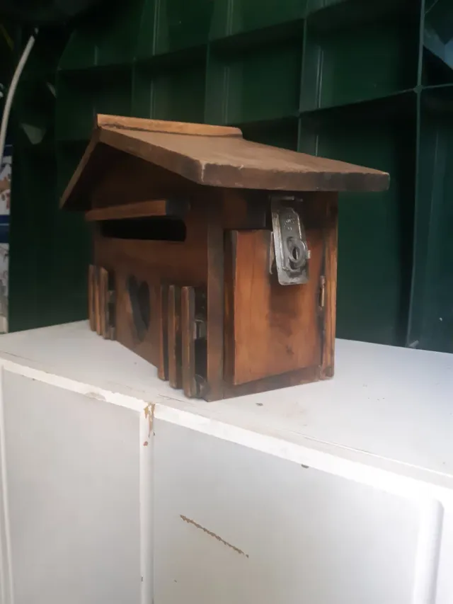 Buzón Vintage Madera de Roble