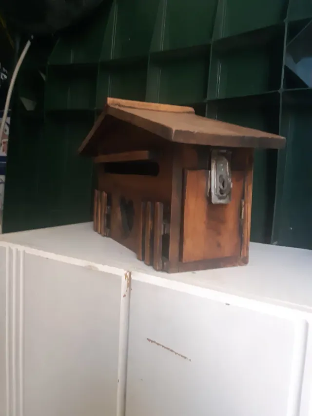 Buzón Vintage Madera de Roble