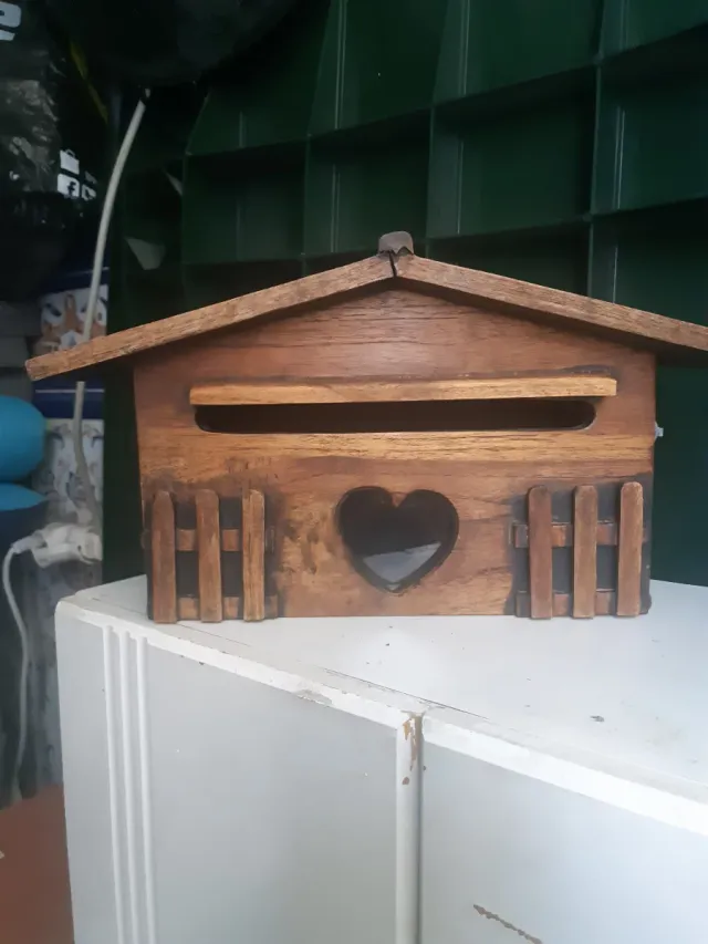 Buzón Vintage Madera de Roble