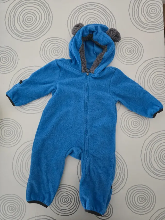 Pelele bebé osito azul