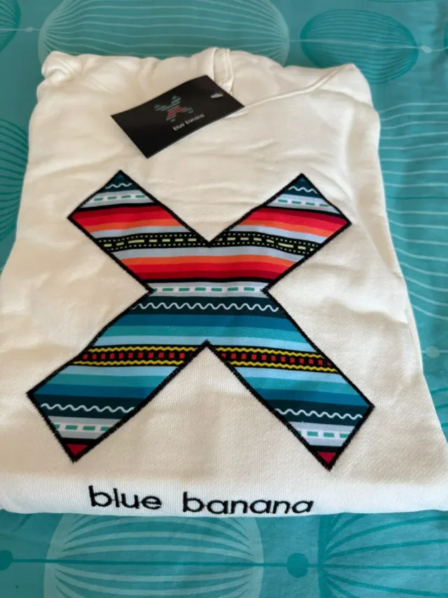 Sudadera Blue Banana Blanca
