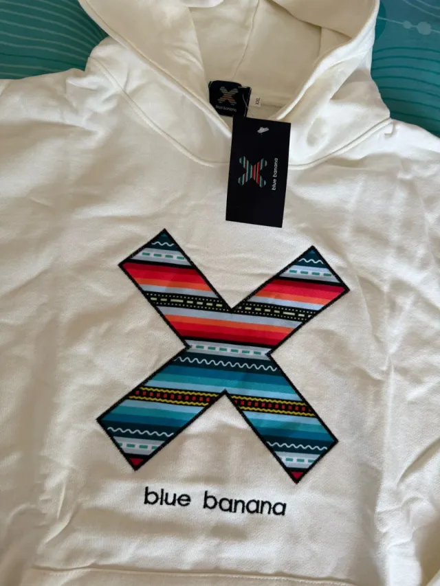 Sudadera Blue Banana Blanca