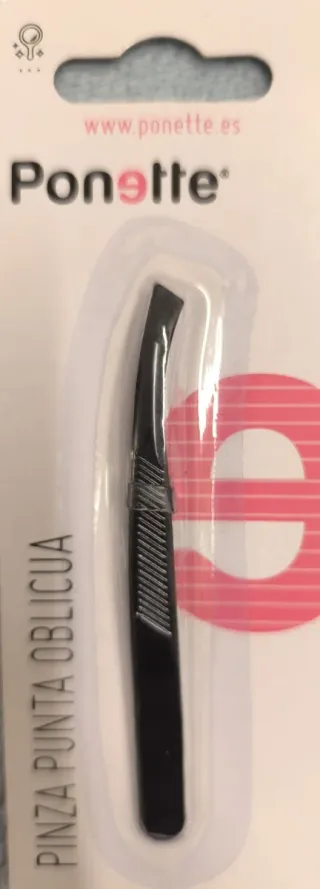 Pinzas de cejas Ponette punta oblicua