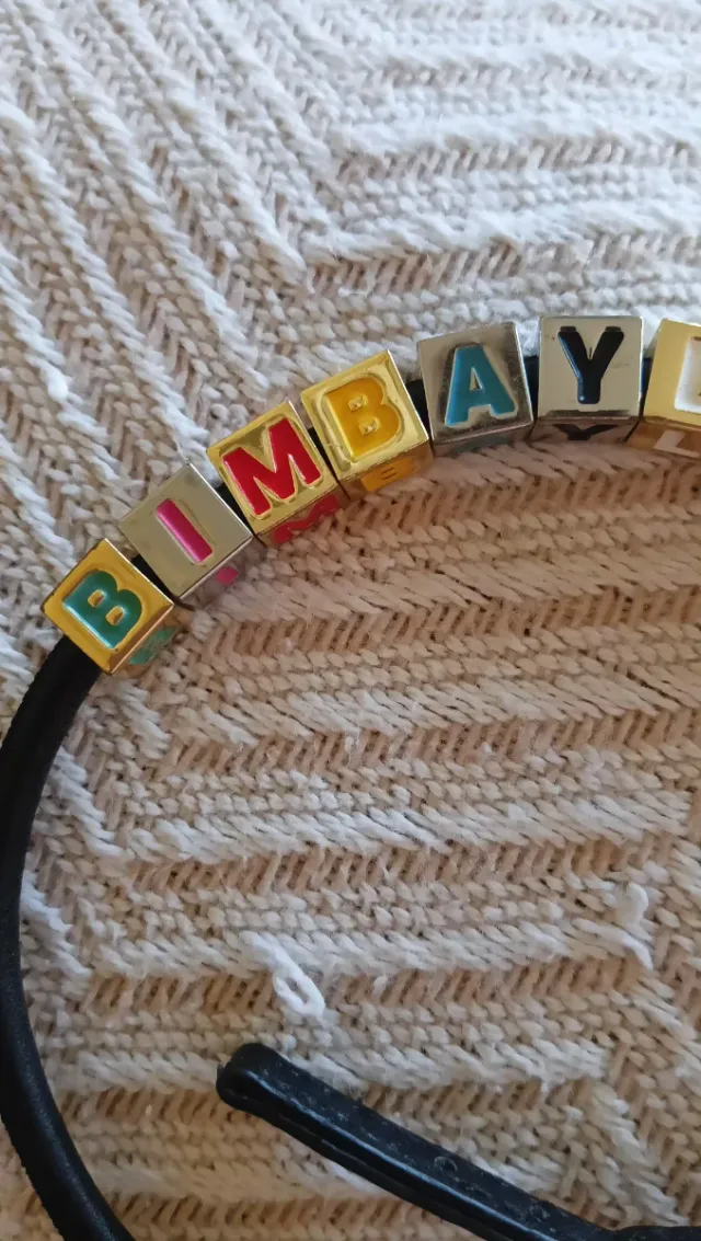 Pulsera/Collar Bimba y Lola Cuentas Letras