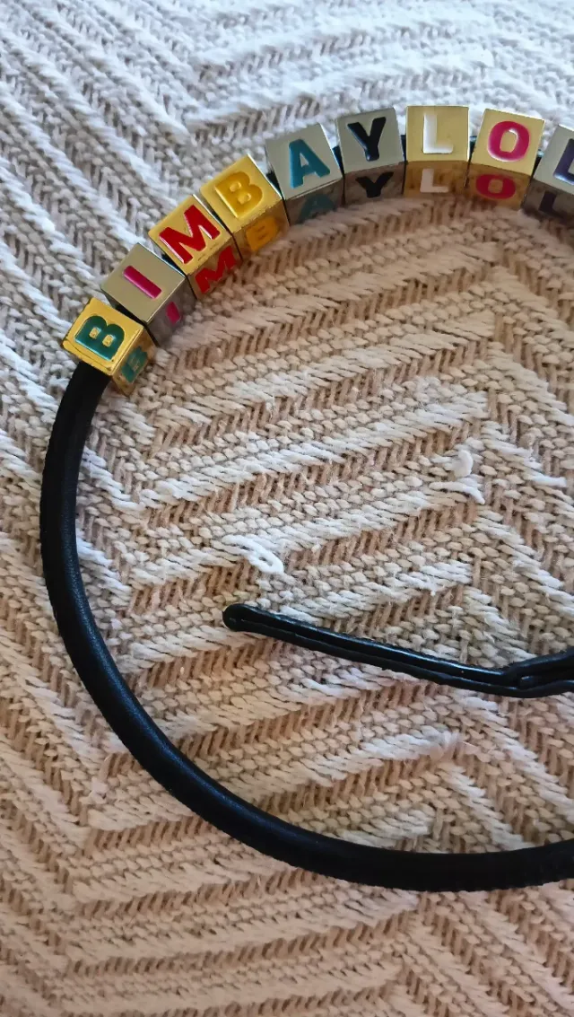 Pulsera/Collar Bimba y Lola Cuentas Letras