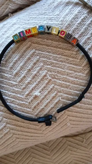 Pulsera/Collar Bimba y Lola Cuentas Letras