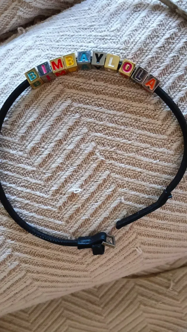 Pulsera/Collar Bimba y Lola Cuentas Letras