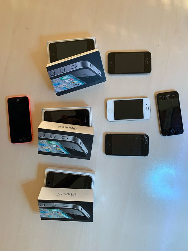 7 iPhones 4 + 1 de regalo