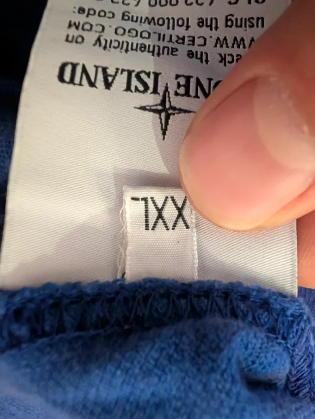 Polo Stone Island Azul Original