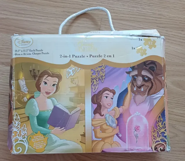 Puzzle Bella y Bestia 2 en 1 (32 piezas)
