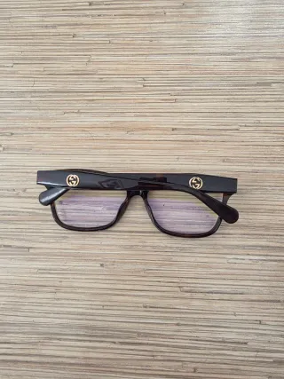 Montura de gafas Gucci tortuga